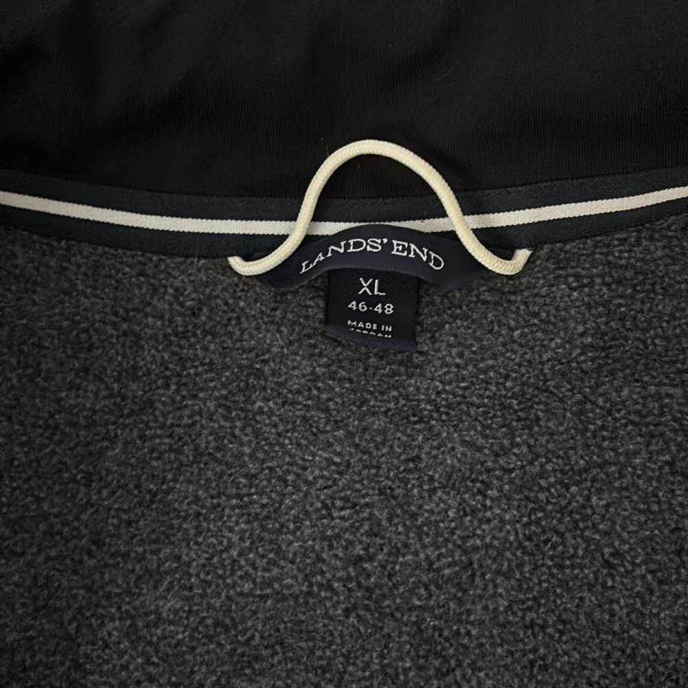 Land’s end full zip fleece men’s jacket. - Picture 2 of 5